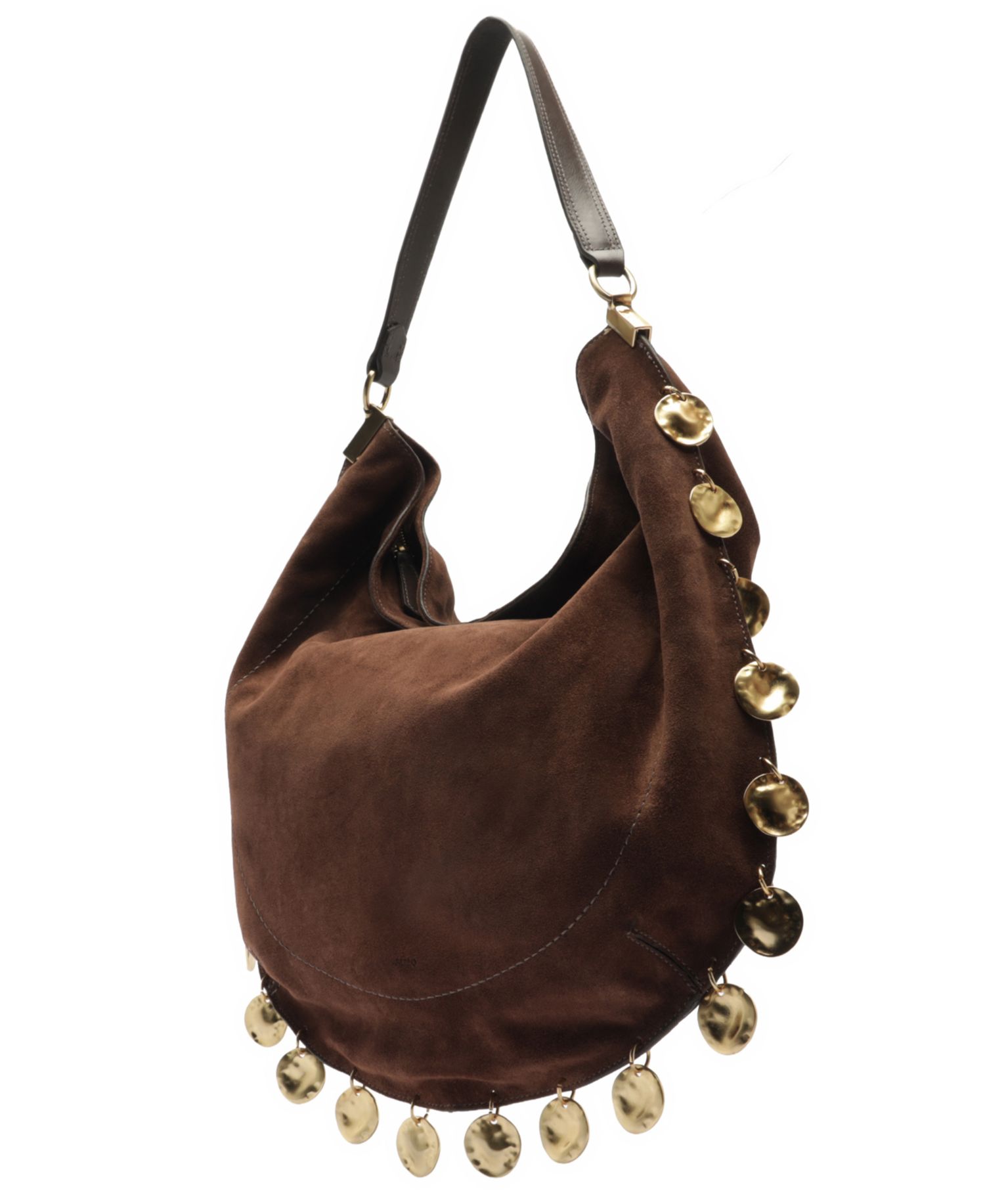 Kira Large Leather Hobo Handbag