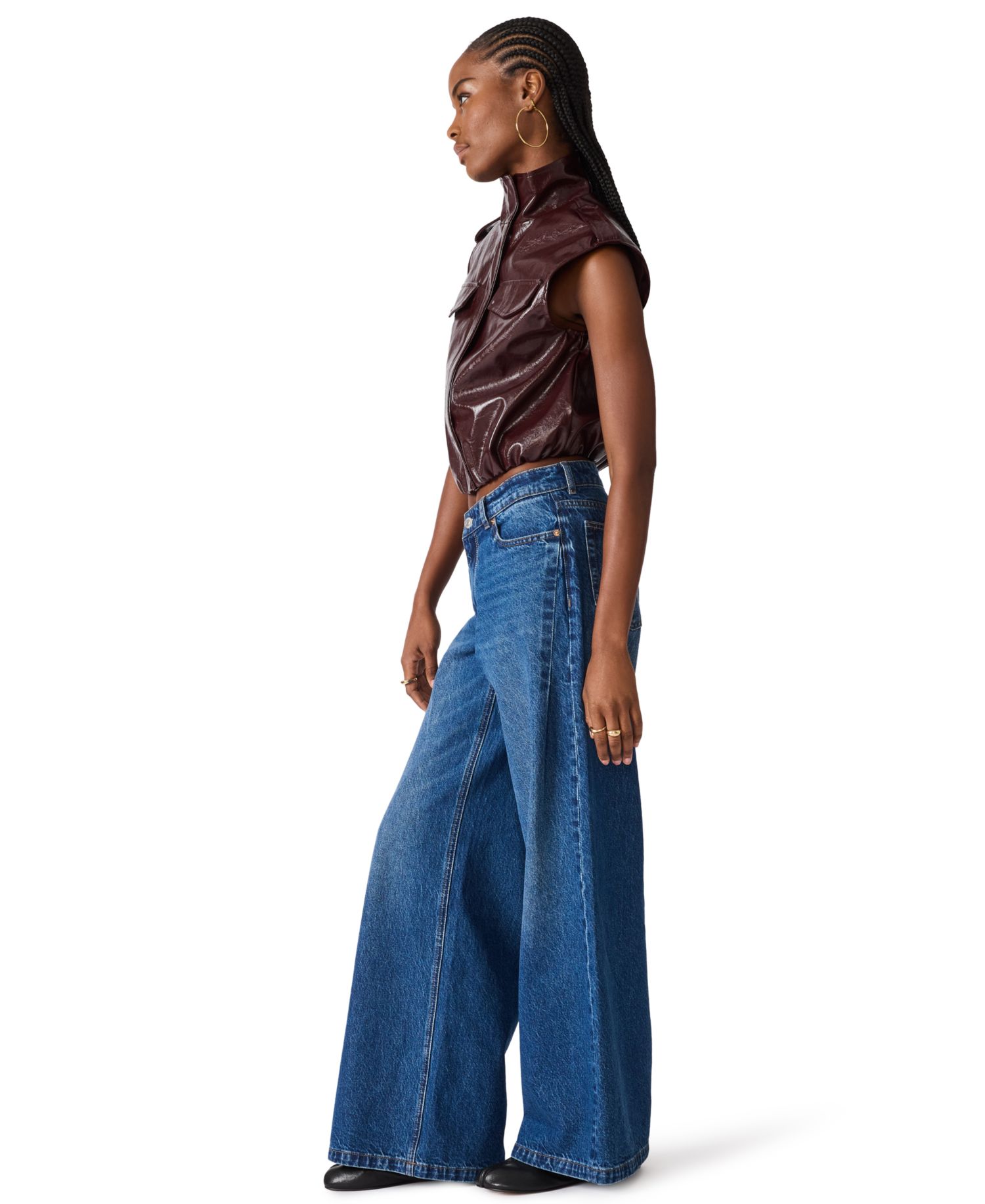 Women's Luxie Faux Leather Vest