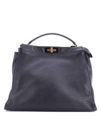 Large Peekaboo Bag Rigid Leather