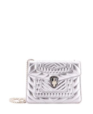 Small Serpenti Forever Square Shoulder Bag Quilted Leather