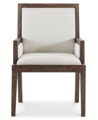 Outline 23.38" Wooden Frame Arm Chair