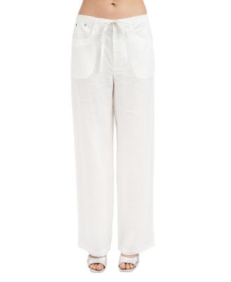 Women's Linen Drawcord Pant