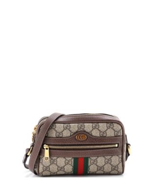 Mini Ophidia Shoulder Bag GG Coated Canvas