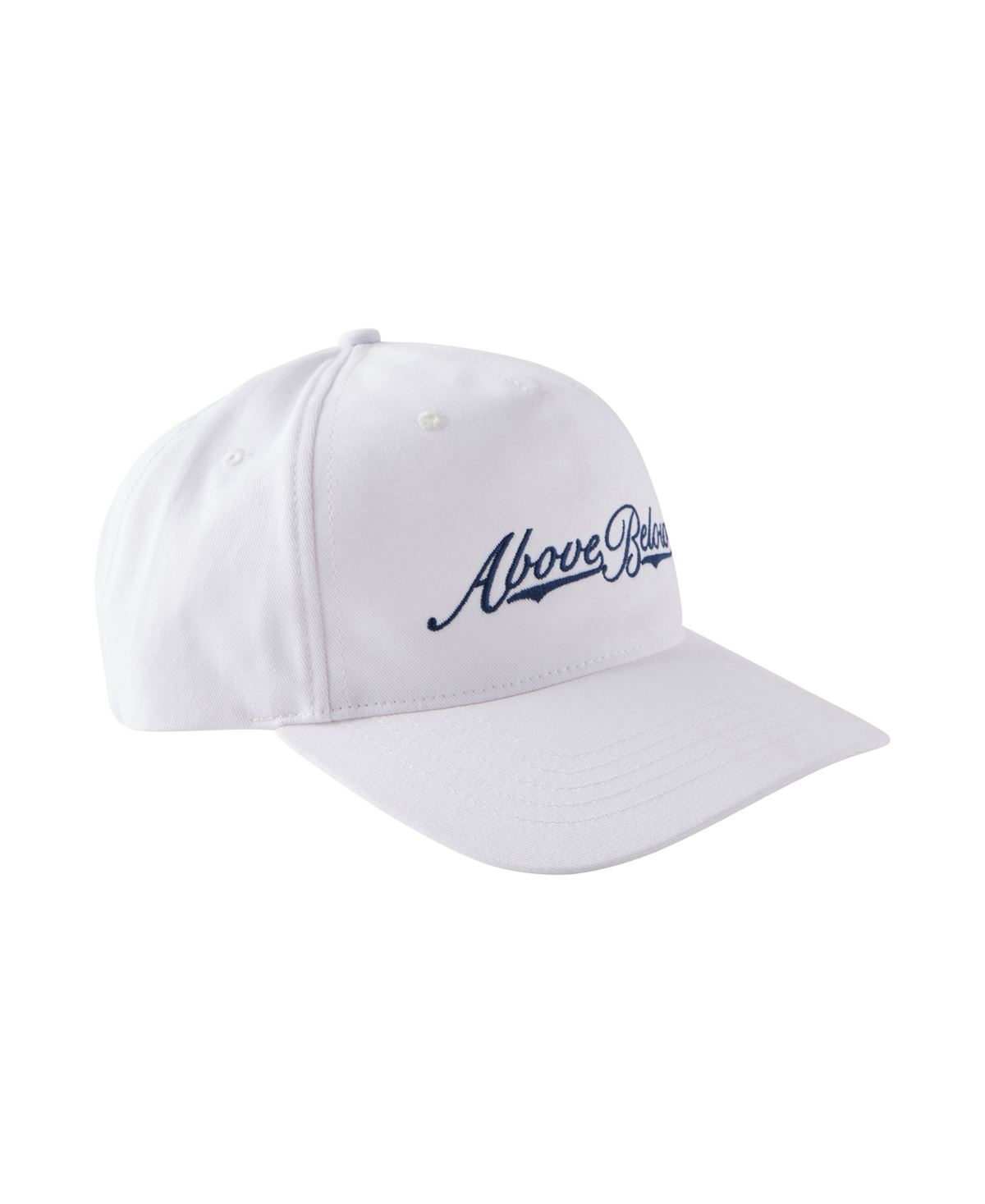 Cotton On Men's 5 Panel Hat In White,above Below