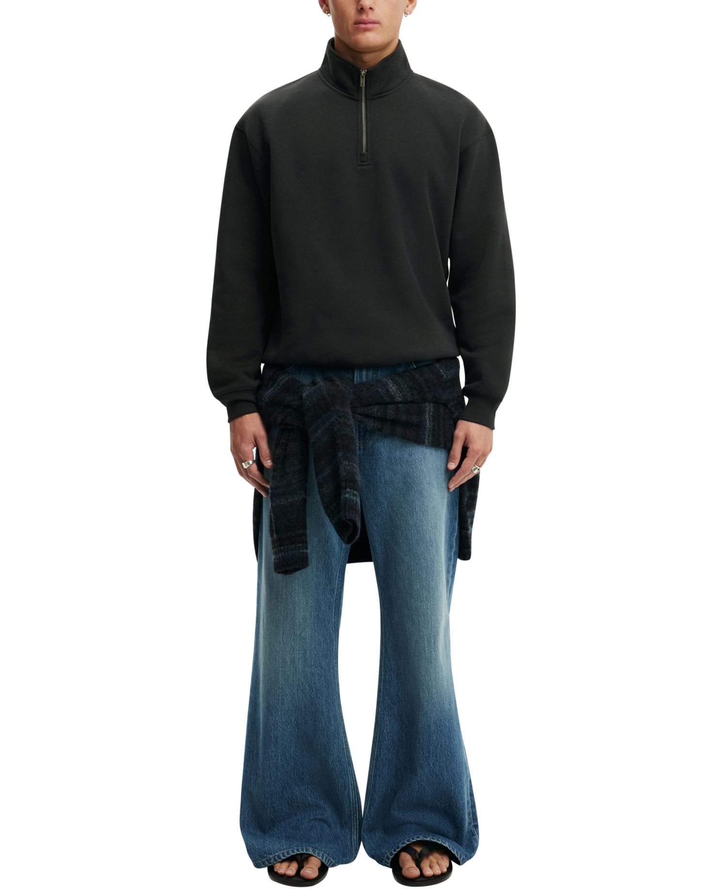 Men's Zip Fleece Sweatshirt