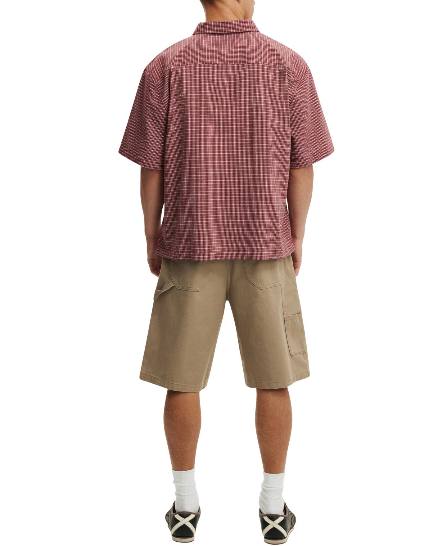 Мужские шорты COTTON ON Super Baggy Worker, цвет: Коричневый — фото 5