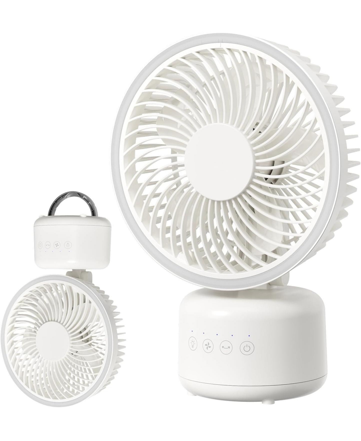 Cowsar 12-Inch Quiet Desk Fan with Remote and 10-Hour Timer