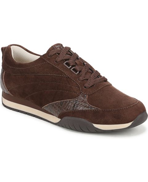 Женские кроссовки Naturalizer Tao Lace-Up, цвет: Коричневый змеиный замшевый