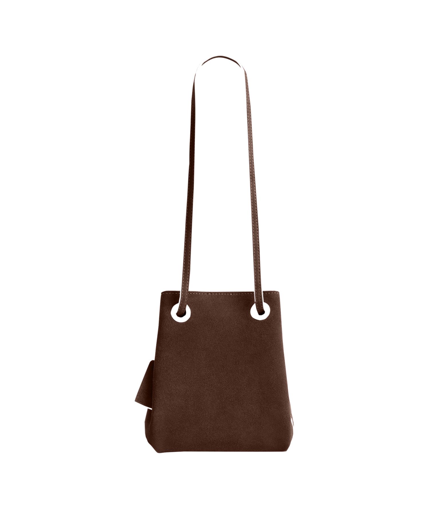 Jade Small Suede Drawstring Bag