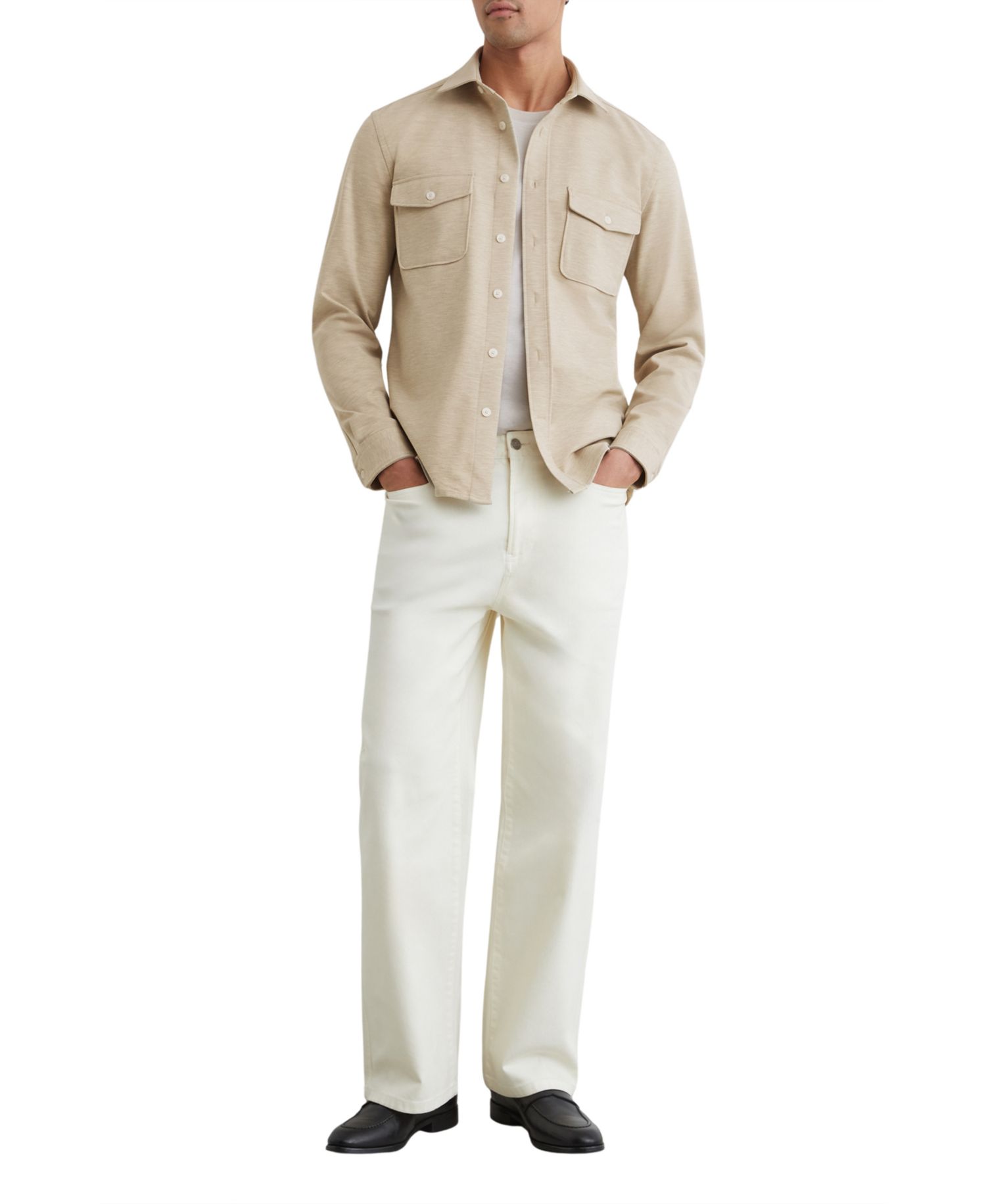 Men's Mcshane Twin-Pocket Button-Through Overshirt