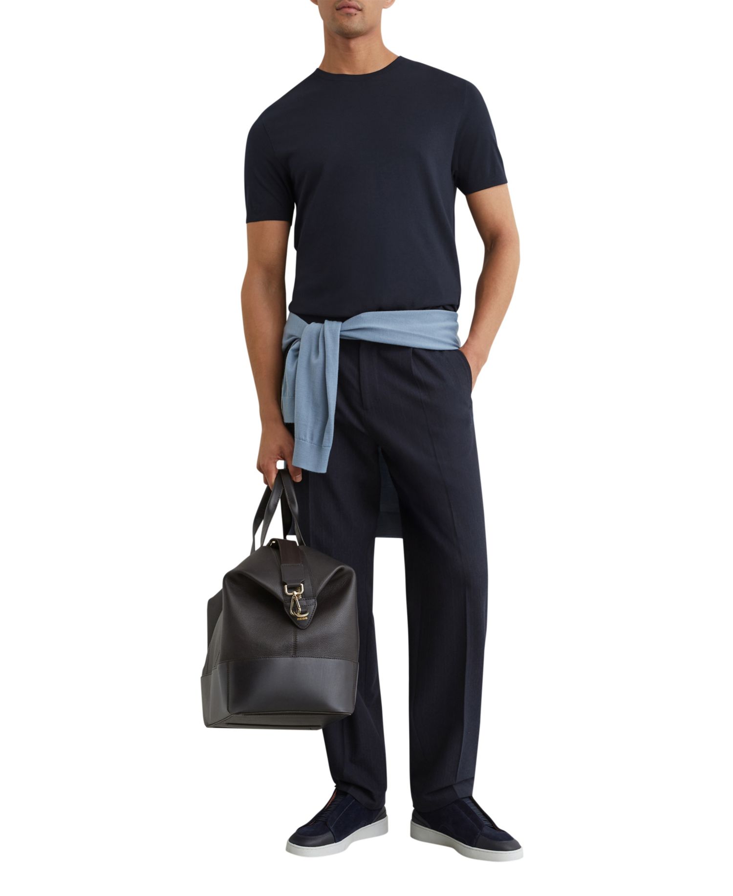 Men's Chad Cotton-Modal Crew-Neck Modern-Fit T-Shirt