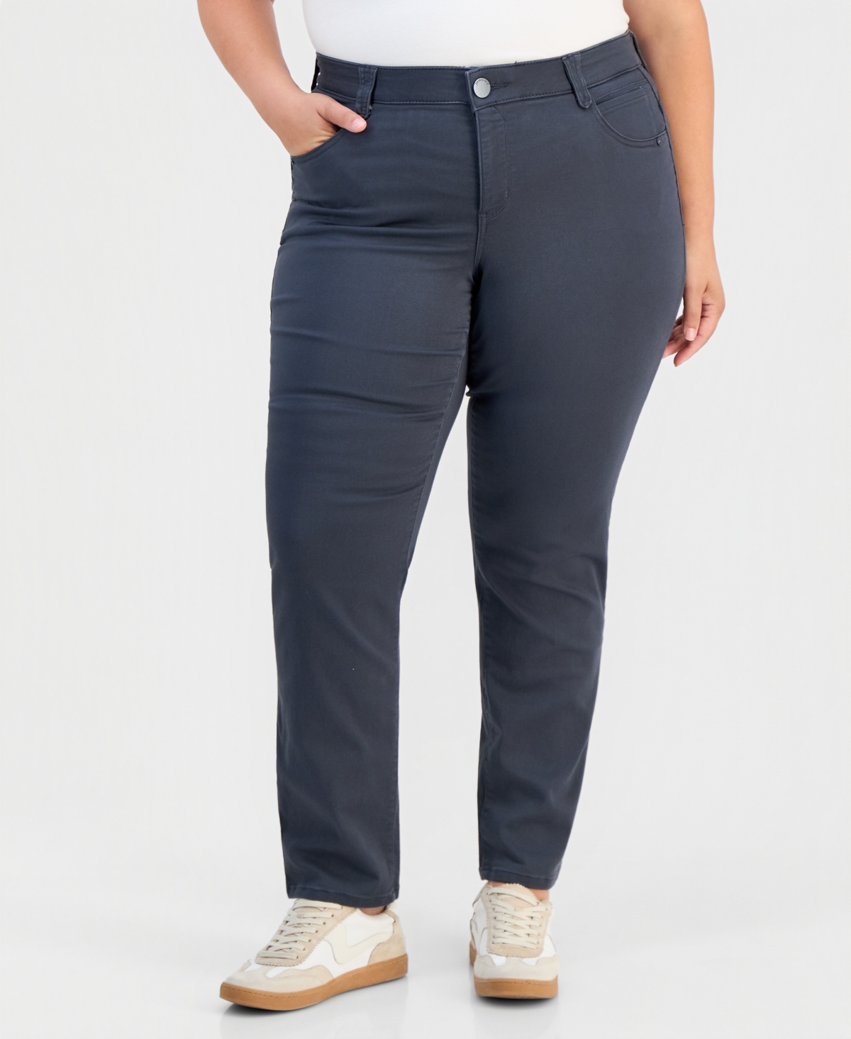 Democracy Trendy Plus AbSolution Straight-Leg Jeans