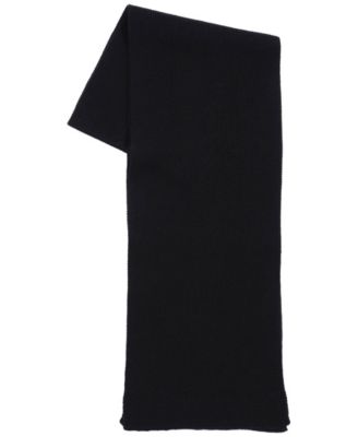 Men's Fine-Ribbed Merino Wool Scarf