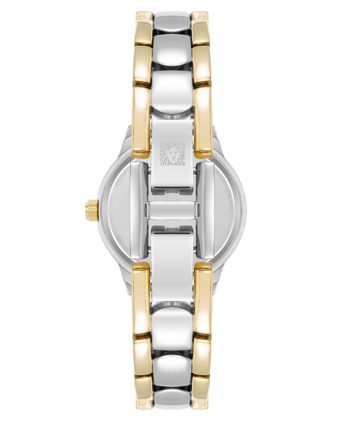 Женские часы Anne Klein Quartz Round Silver Dial Two-Tone Alloy Metal Bracelet Watch 24mm x 29mm — фото 3