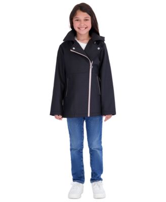 Girls' 5-16 Asymetric Zip Long-Sleeve Softshell Jacket