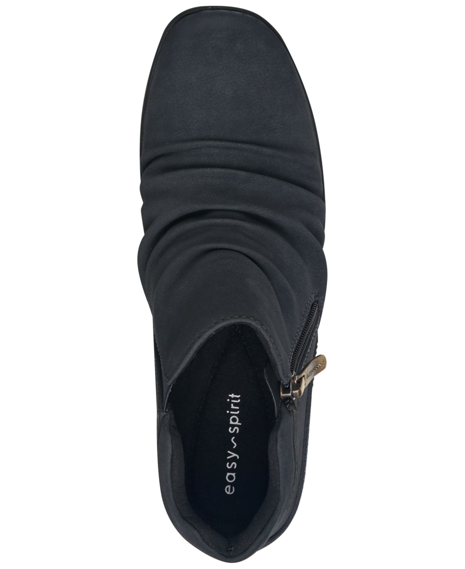 Women's Aleta Ruched Side-Zip Flat Booties
