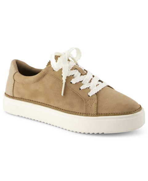 Женские кроссовки TOMS Izzy Lace-Up, цвет: Серо-коричневый замшевый