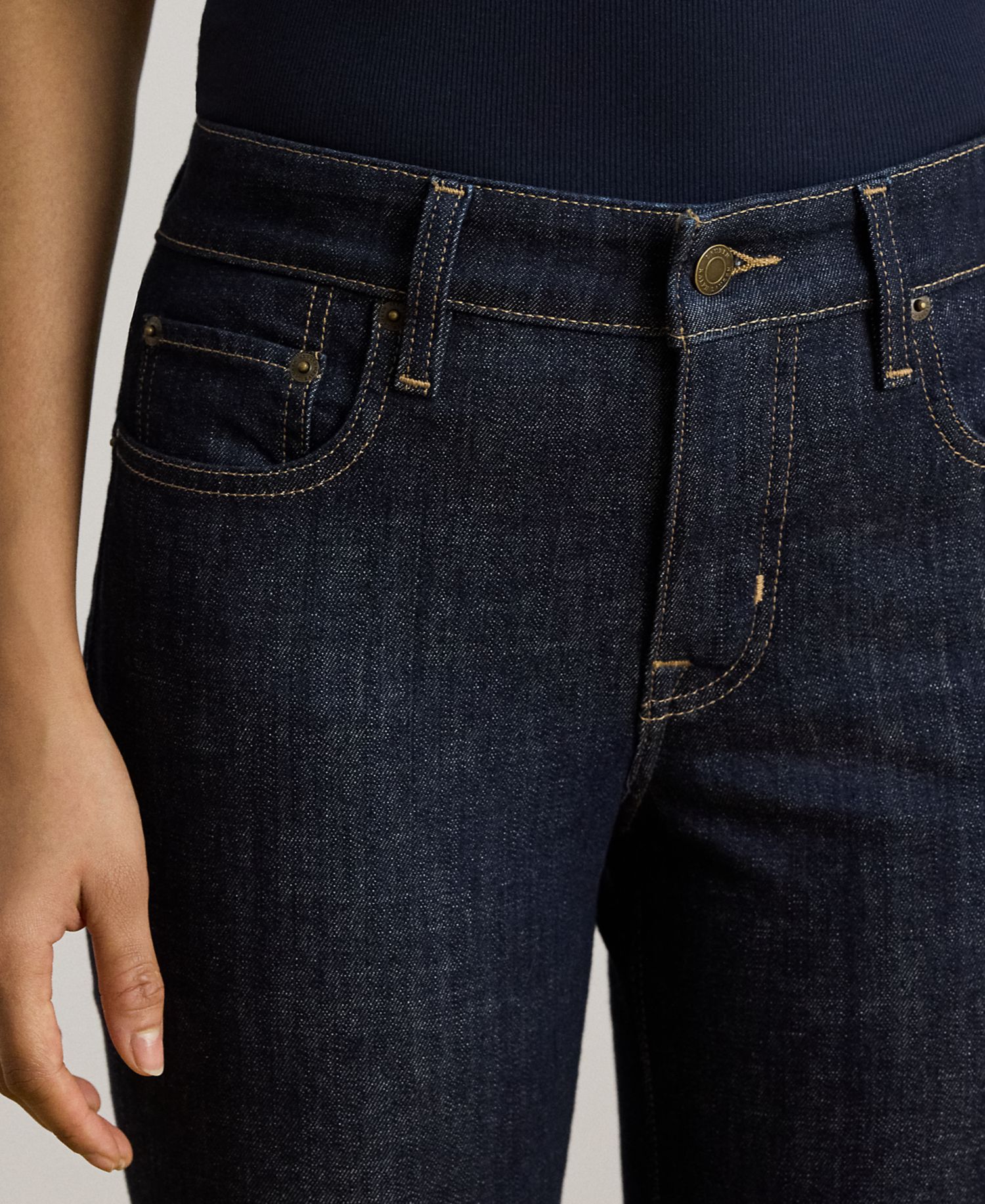 Women's Mid-Rise Slim Straight Jeans