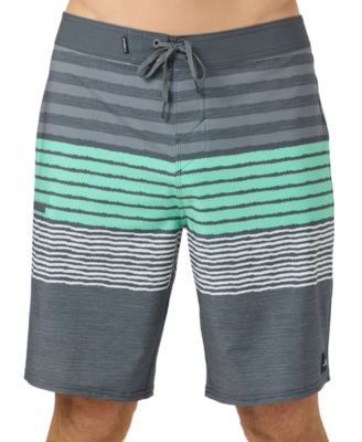 Men's Hyperfreak Heat Striped Swim Board Shorts