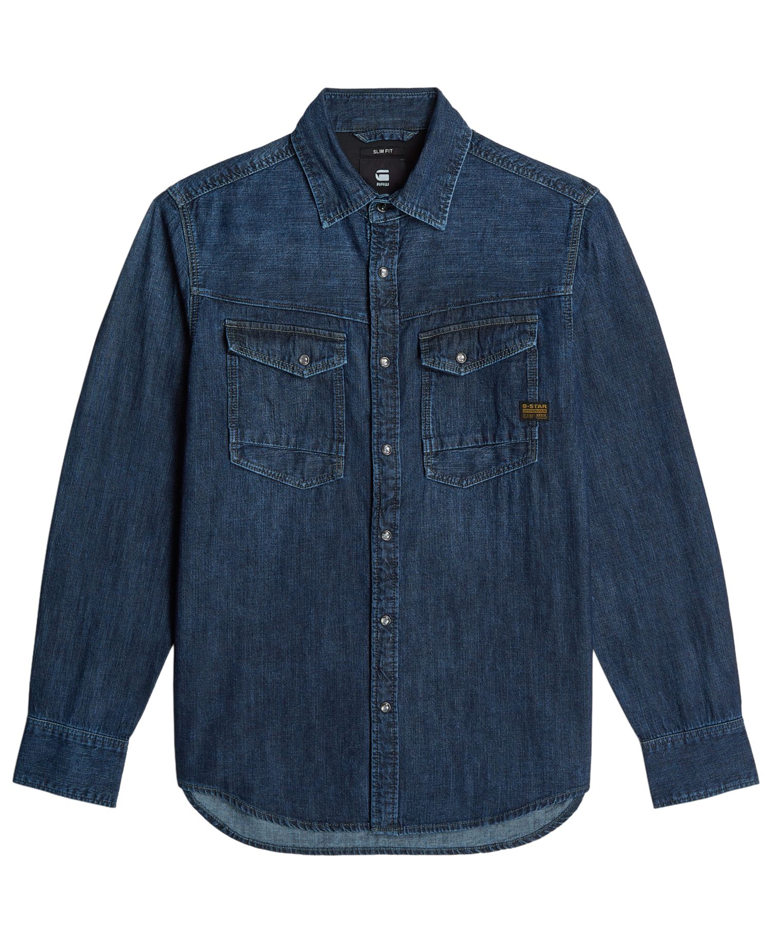 Men's Denim Slim-Fit Shirt