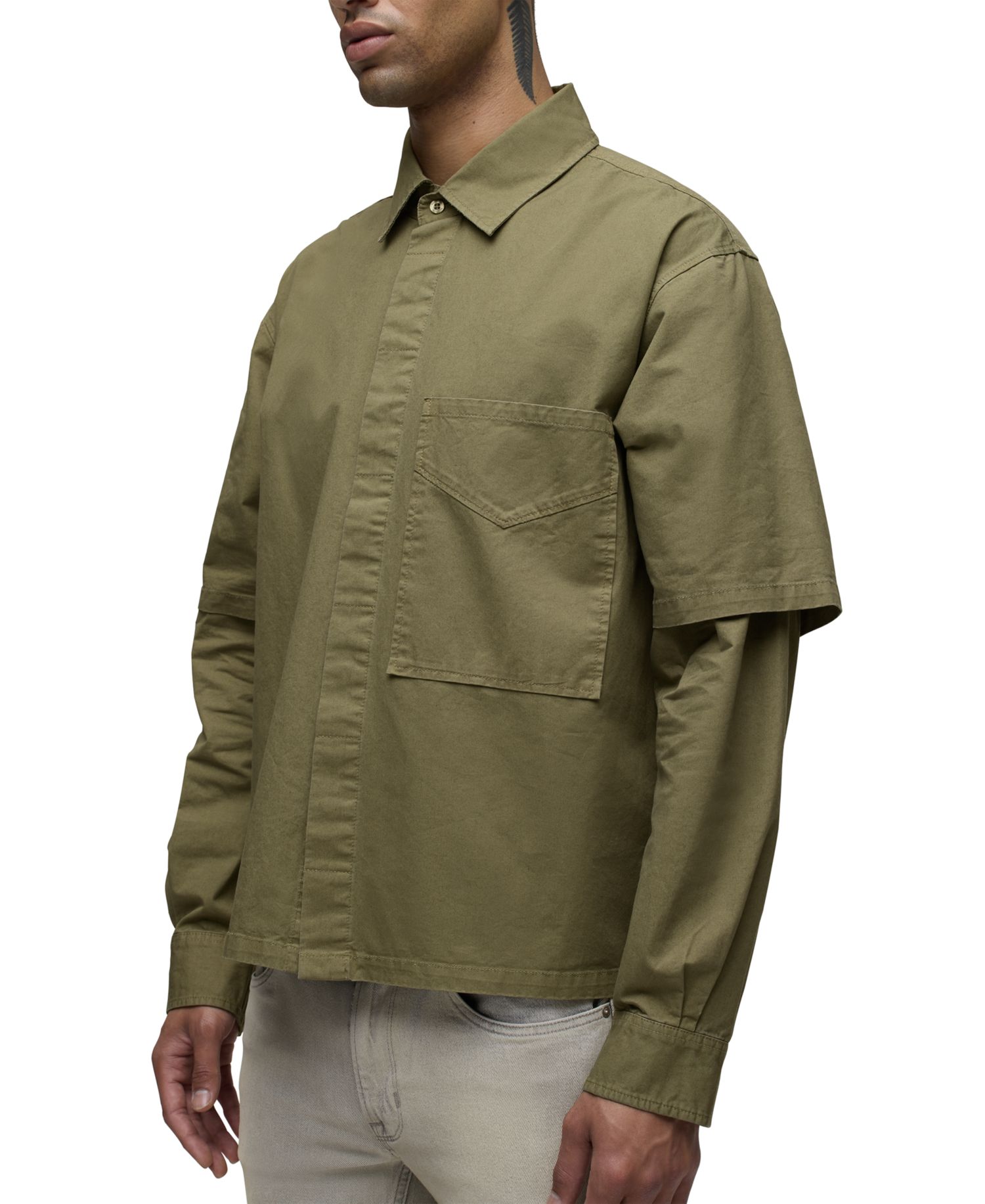 Men's Our Rex Layered Martini Classic Collar Shirt