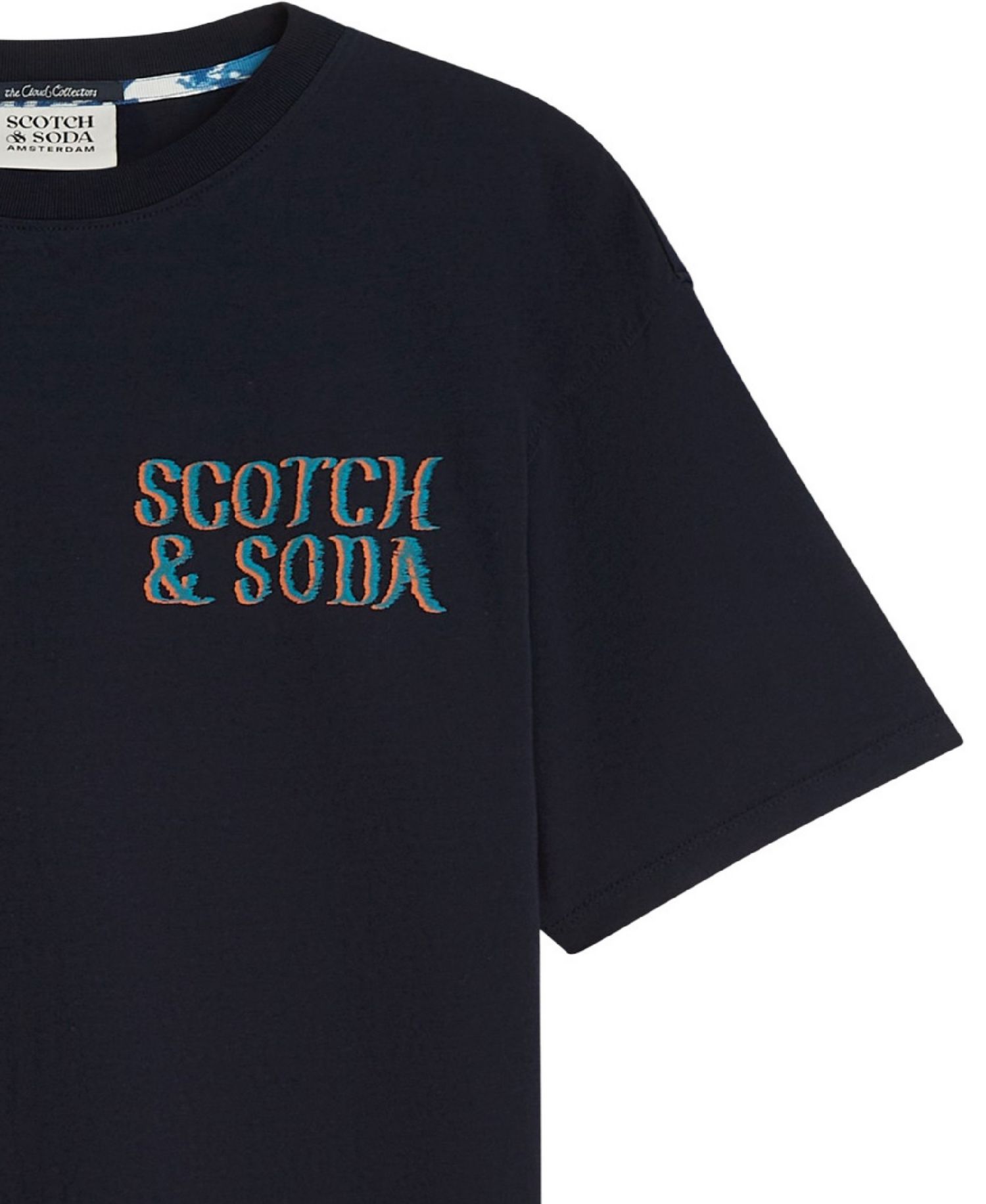 Men's Glitchy Artwork Regular-Fit T-Shirt