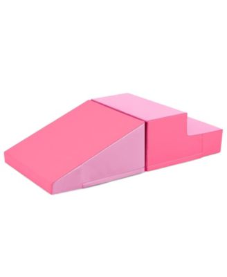 Kids 2-Piece Foam Play Set Slide and Step Climbing Blocks