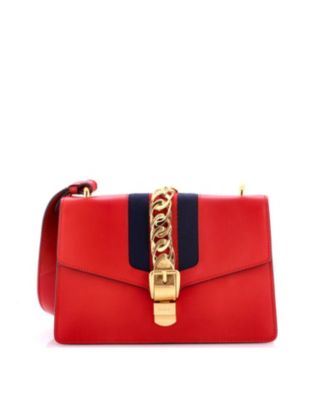 Small Sylvie Shoulder Bag Leather