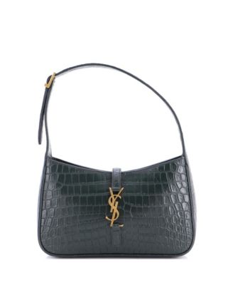 Small Le 5 a 7 Hobo Embossed Leather