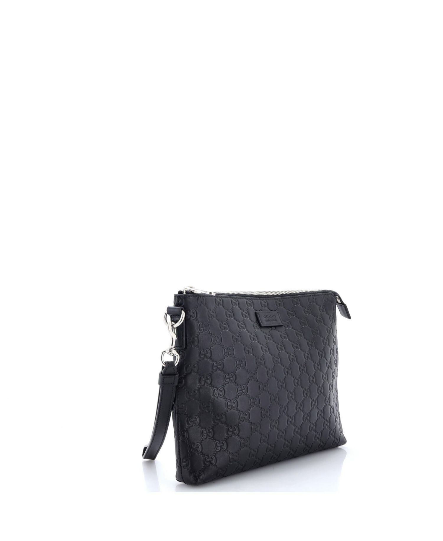Signature Soft Wristlet Guccissima Leather