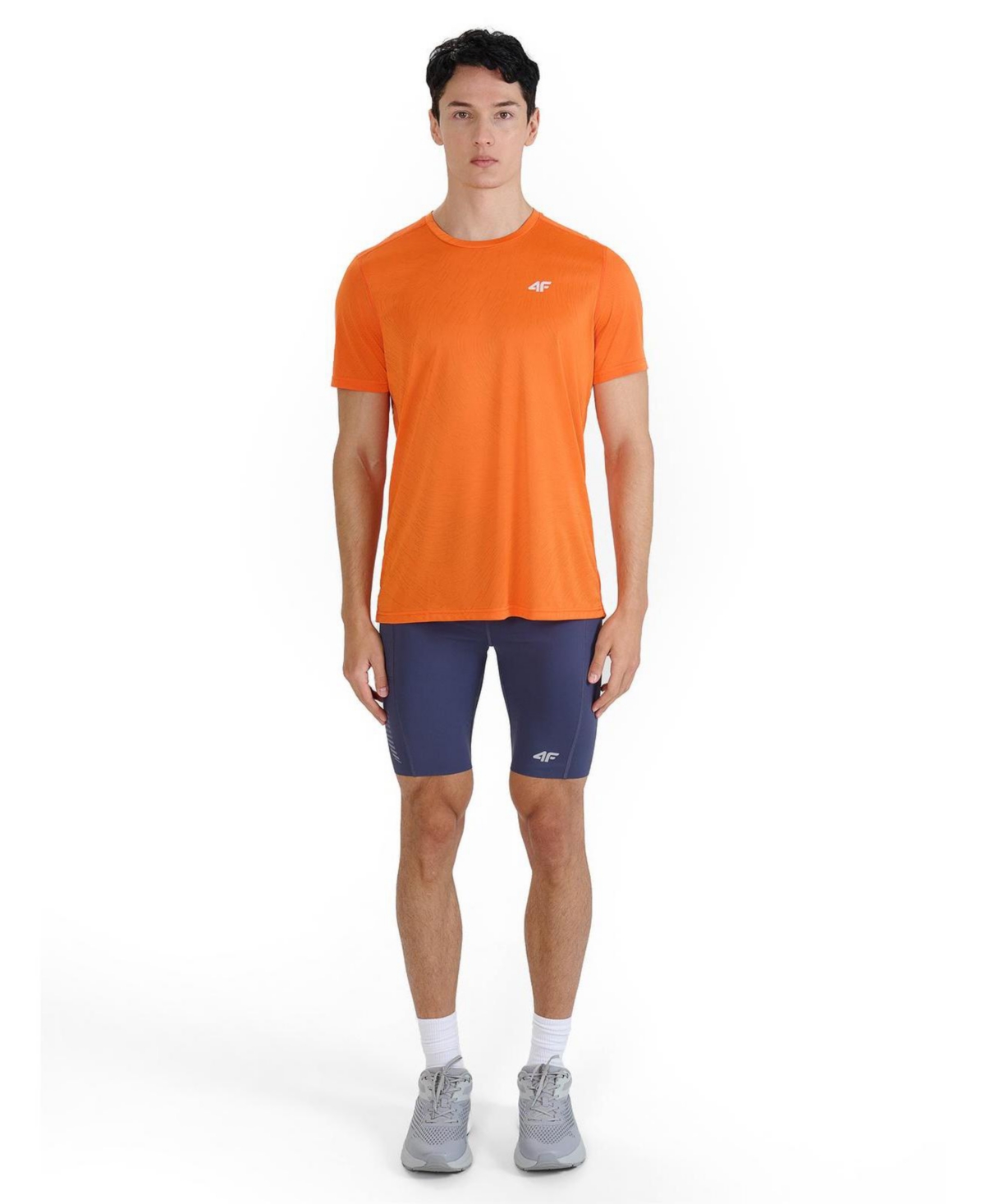 4F Men's Quick-Dry Running T-Shirt – Regular Fit, Lightweight