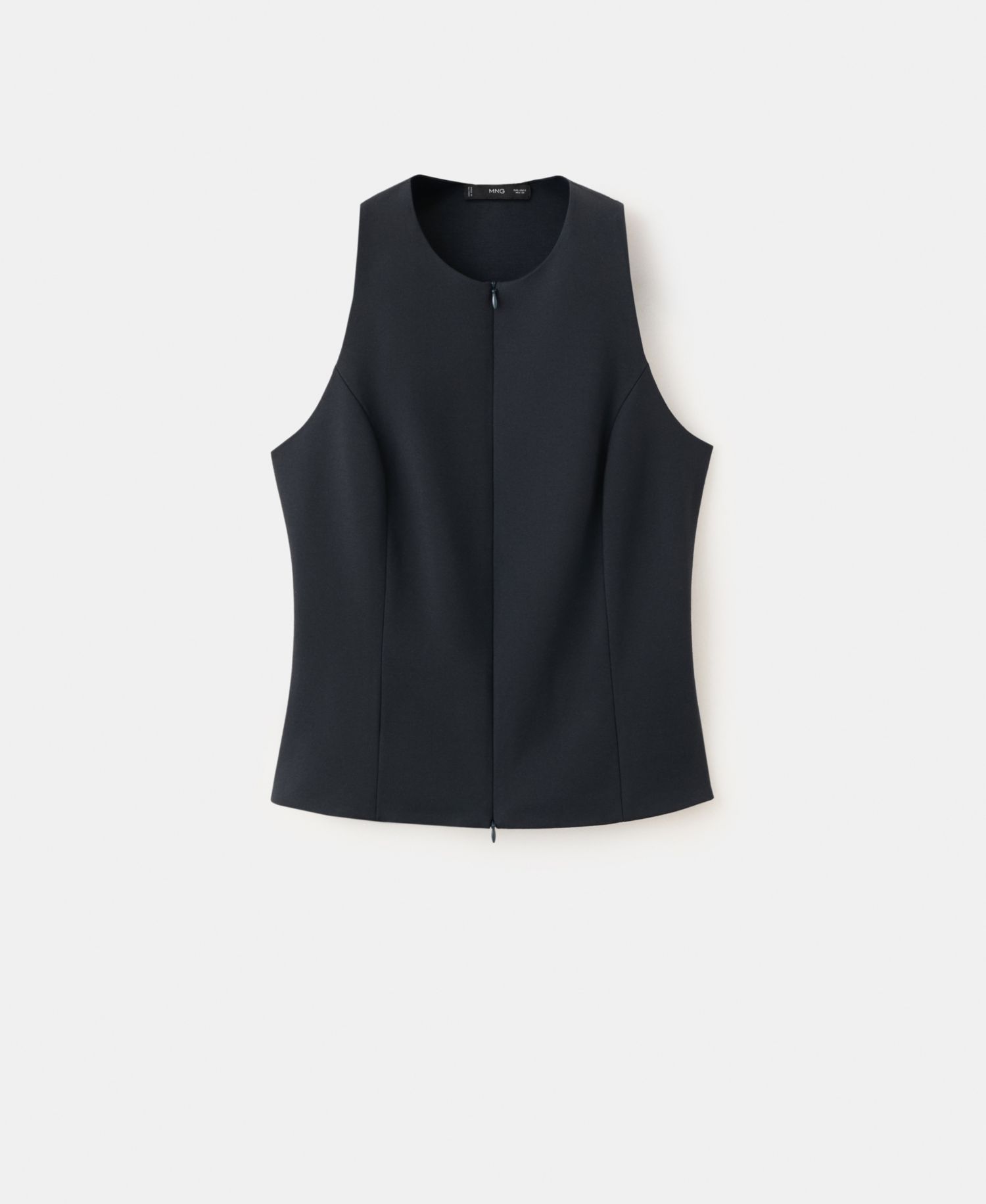 Women's Zipper Fitted Vest