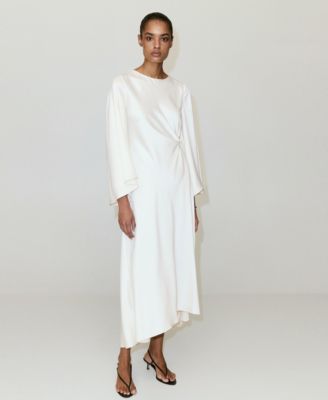 Women's Ruched Satin Dress