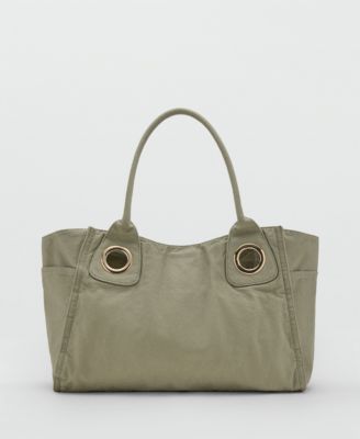 Women's Eyelets Canvas Bag
