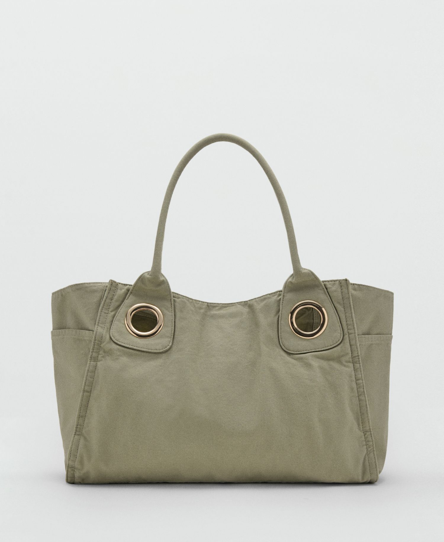 Women's Eyelets Canvas Bag