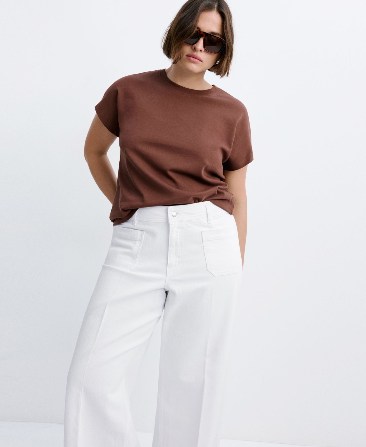 Women's High-Waisted Wide leg Jeans
