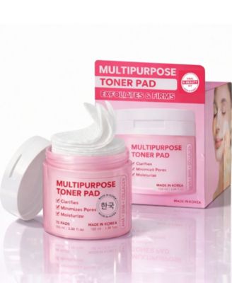 Korean Skin Care Resurfacing Toner Pads with AHA + BHA +  Collagen - 70 Pads