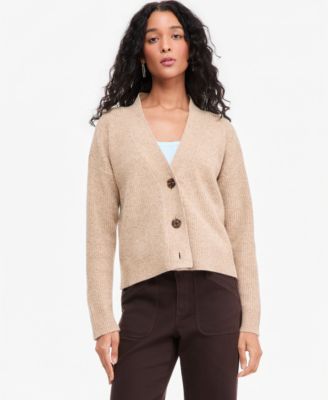 Women's 3 Button V-Neck Cardigan