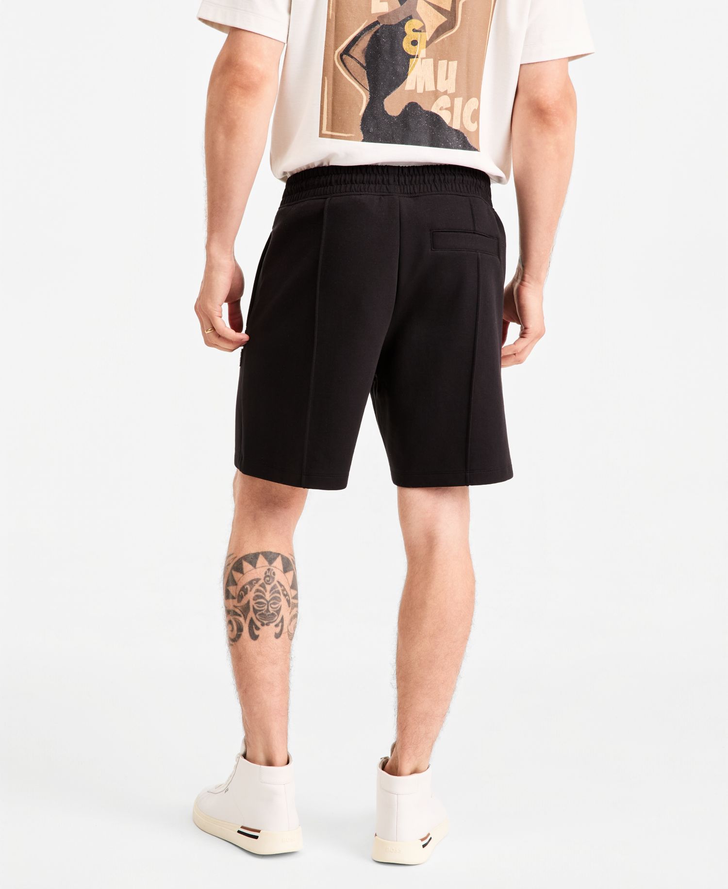 HUGO by Men's Dima Pull-On Drawstring Shorts, 7" Inseam