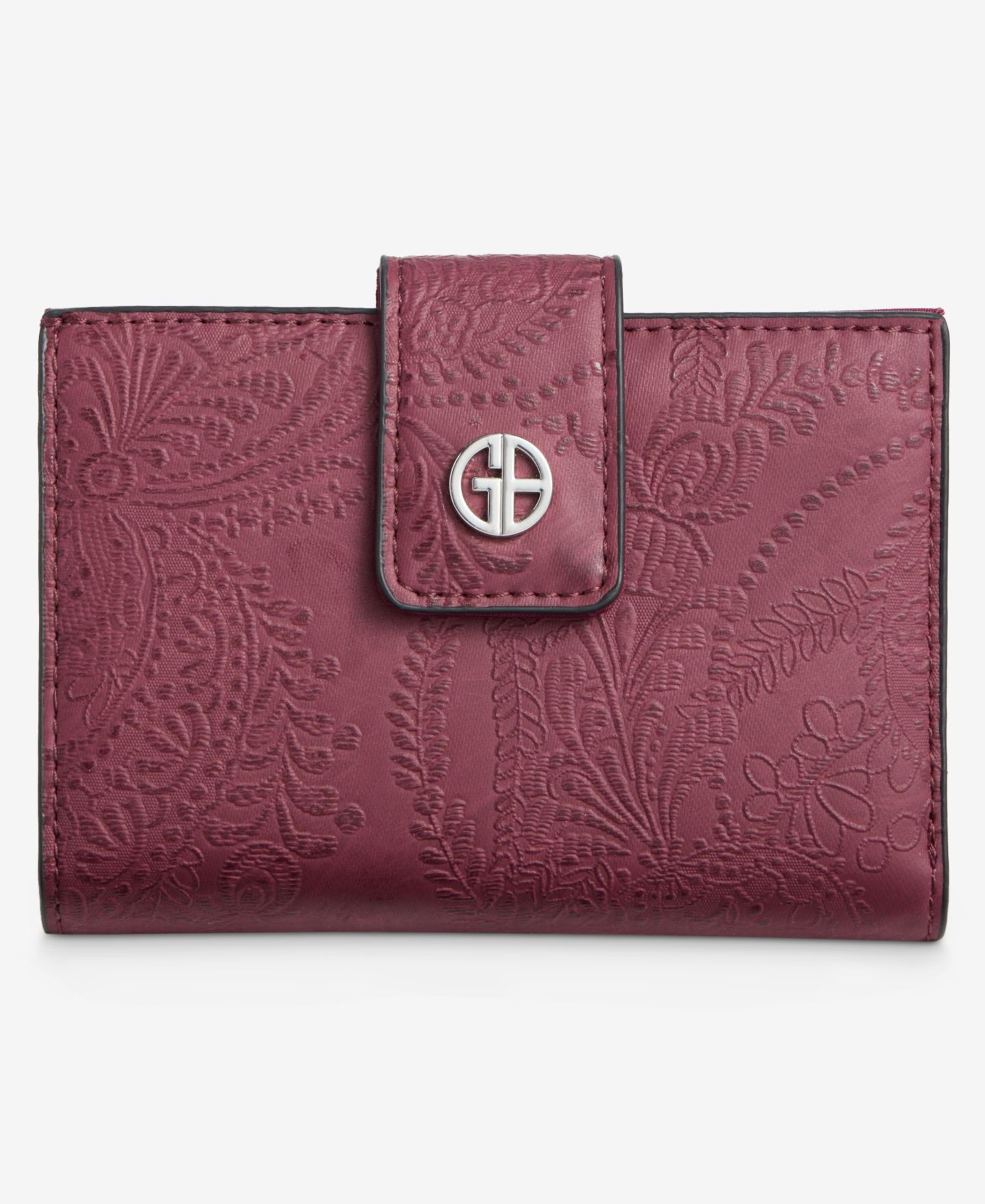 Женский кошелёк Giani Bernini Paisley Framed Wallet, цвет: Костяной — фото 1