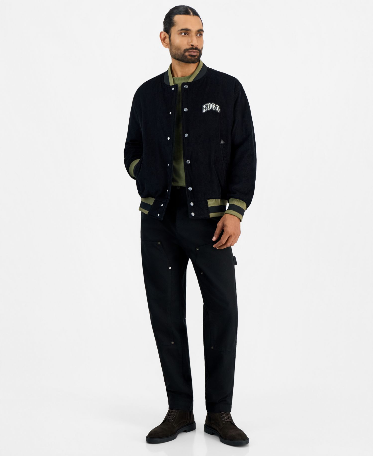 HUGO by Men's Berono Varsity Corduroy Jacket