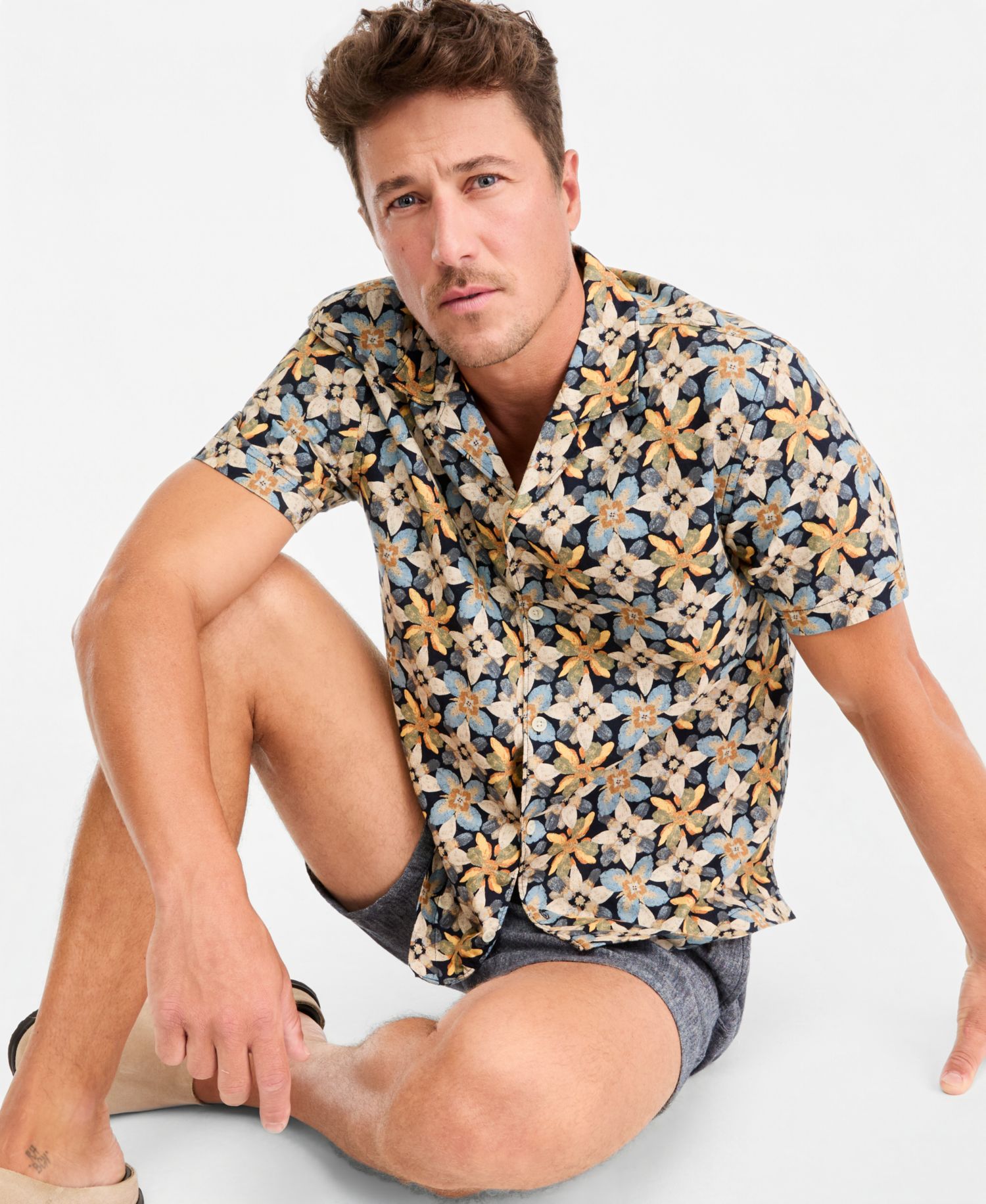 Men's Short-Sleeve Camp Preston Shirt