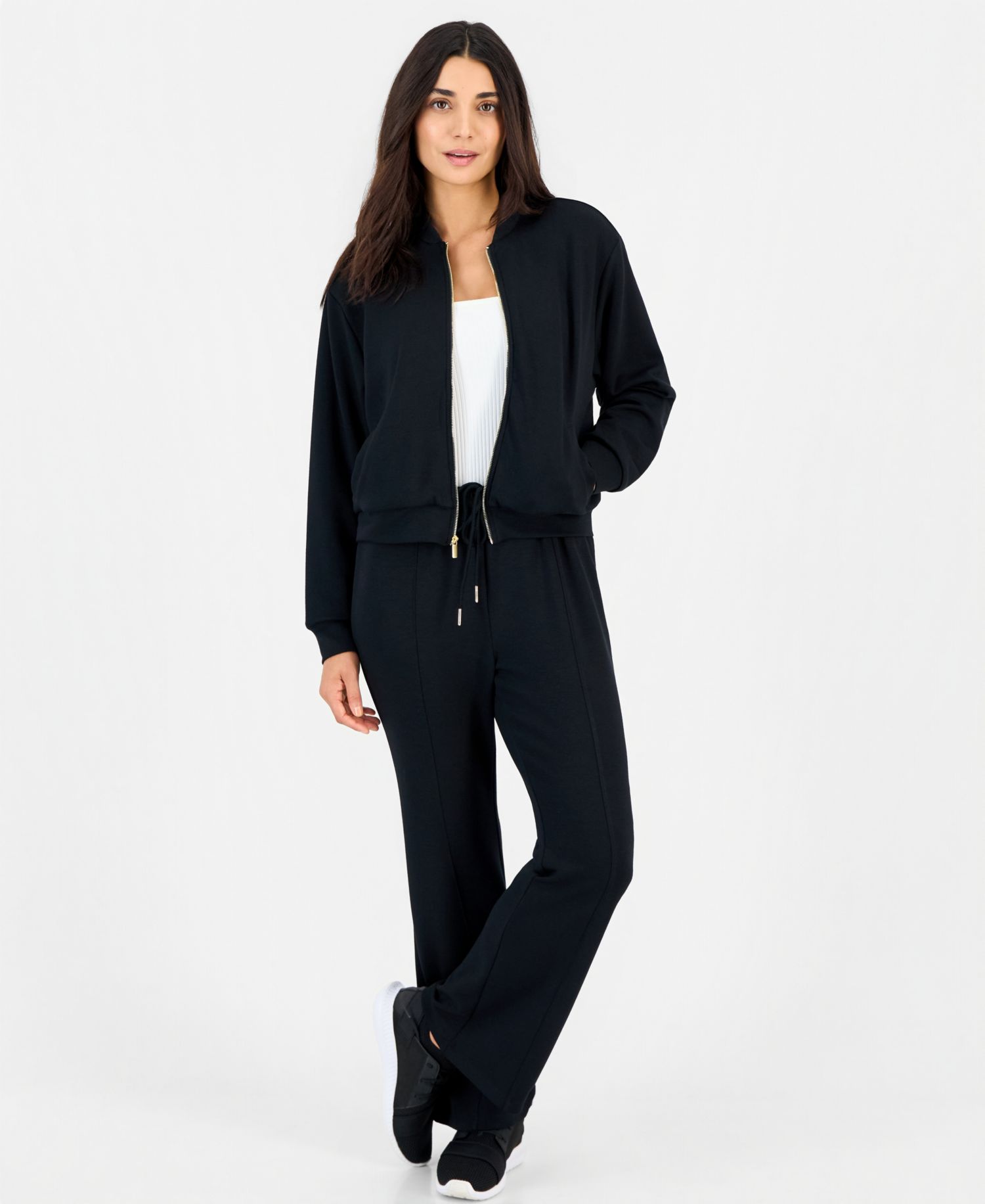 Petite Zip-Up Bomber Jacket