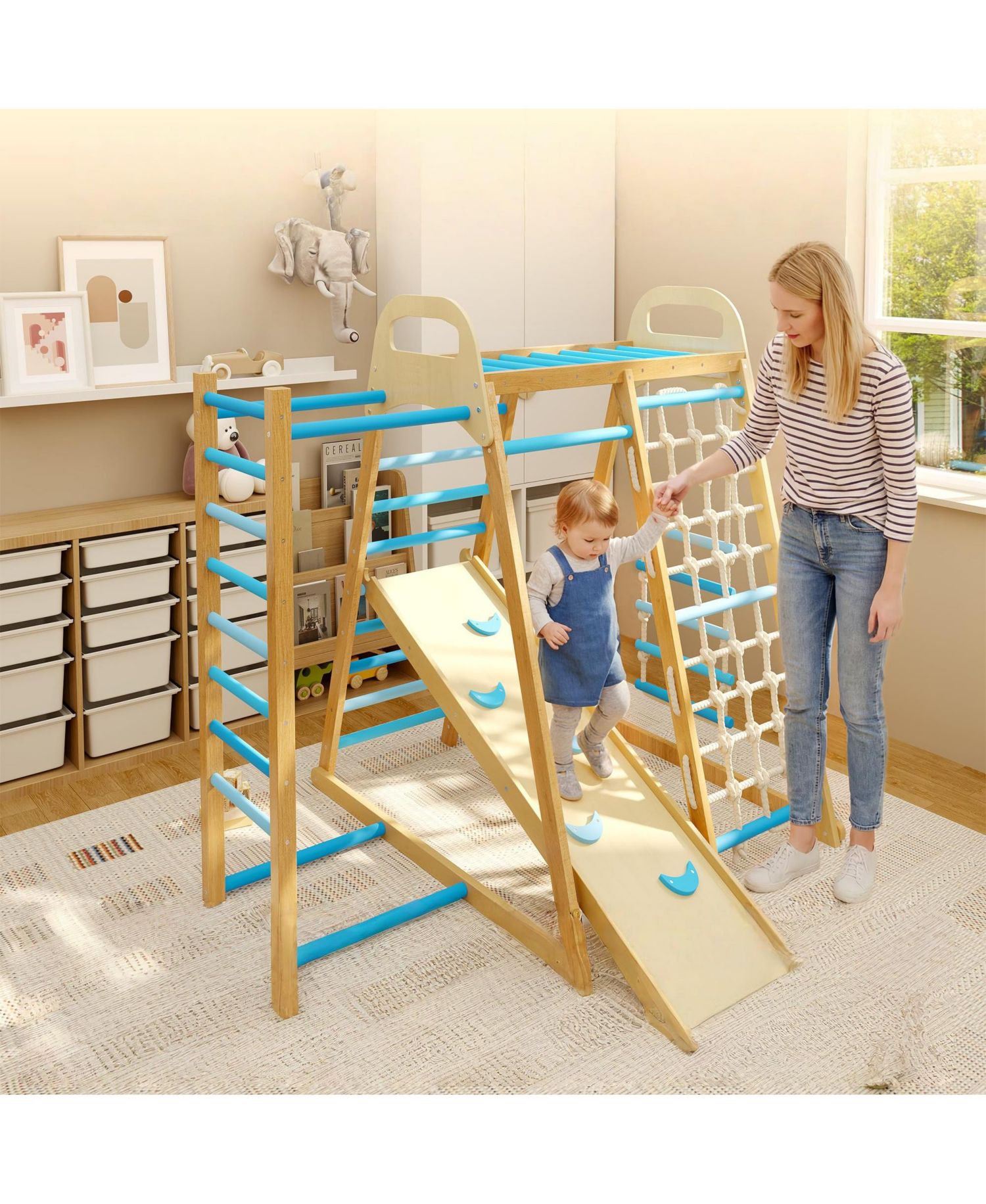 Indoor Animal-Print Climbing Frame