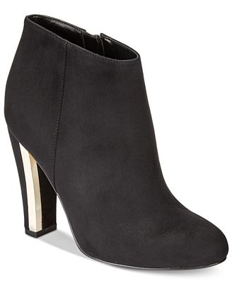 metal heel booties
