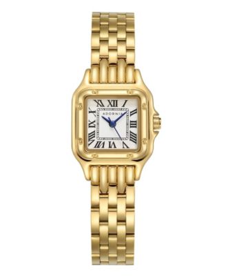 Women's Gold Paris White Face Watch