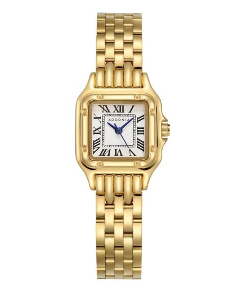 Женские часы Adornia Gold Paris с белым циферблатом