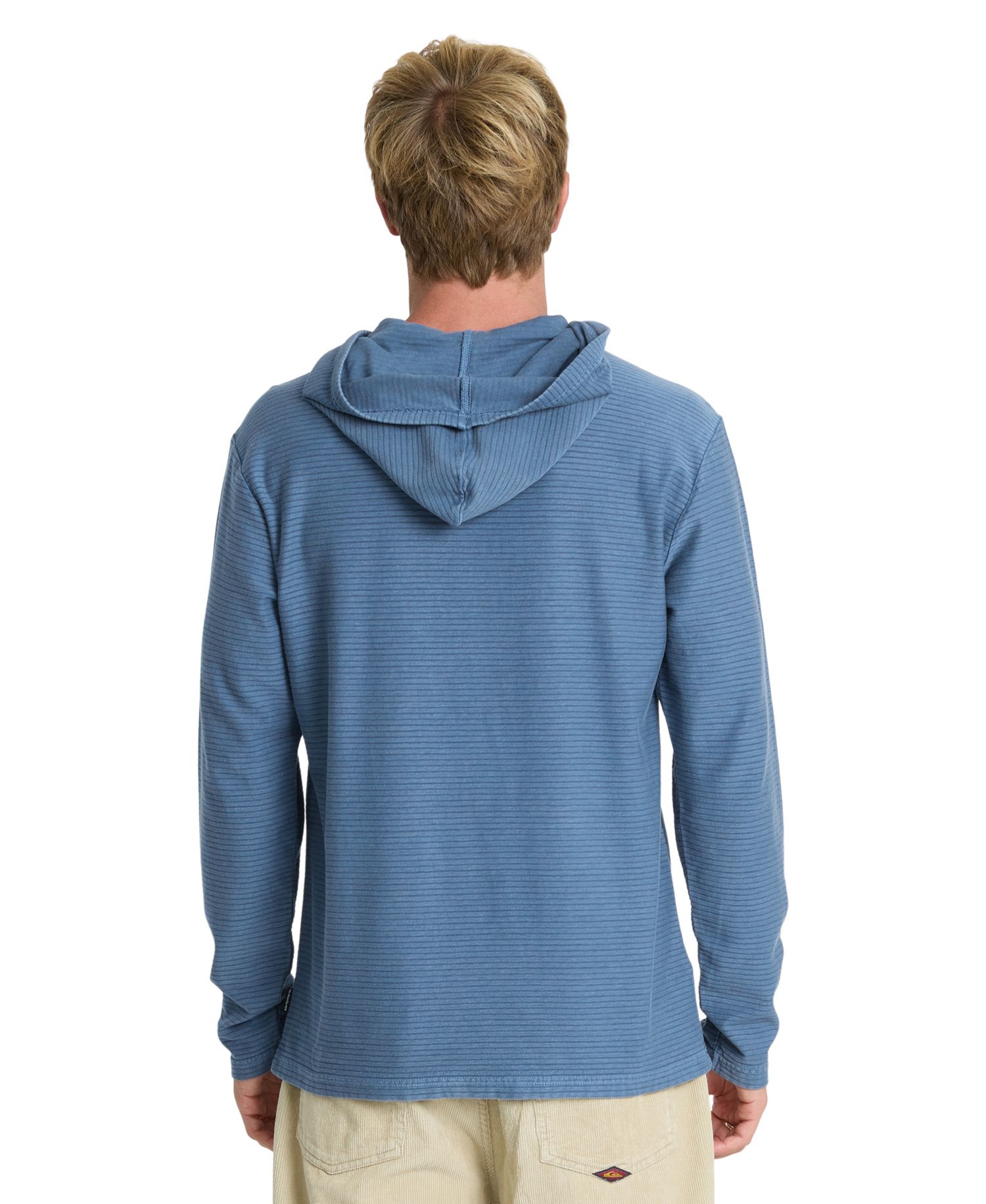 Men's Alamitos Lightweight Textured Knit Hooded Sweatshirt