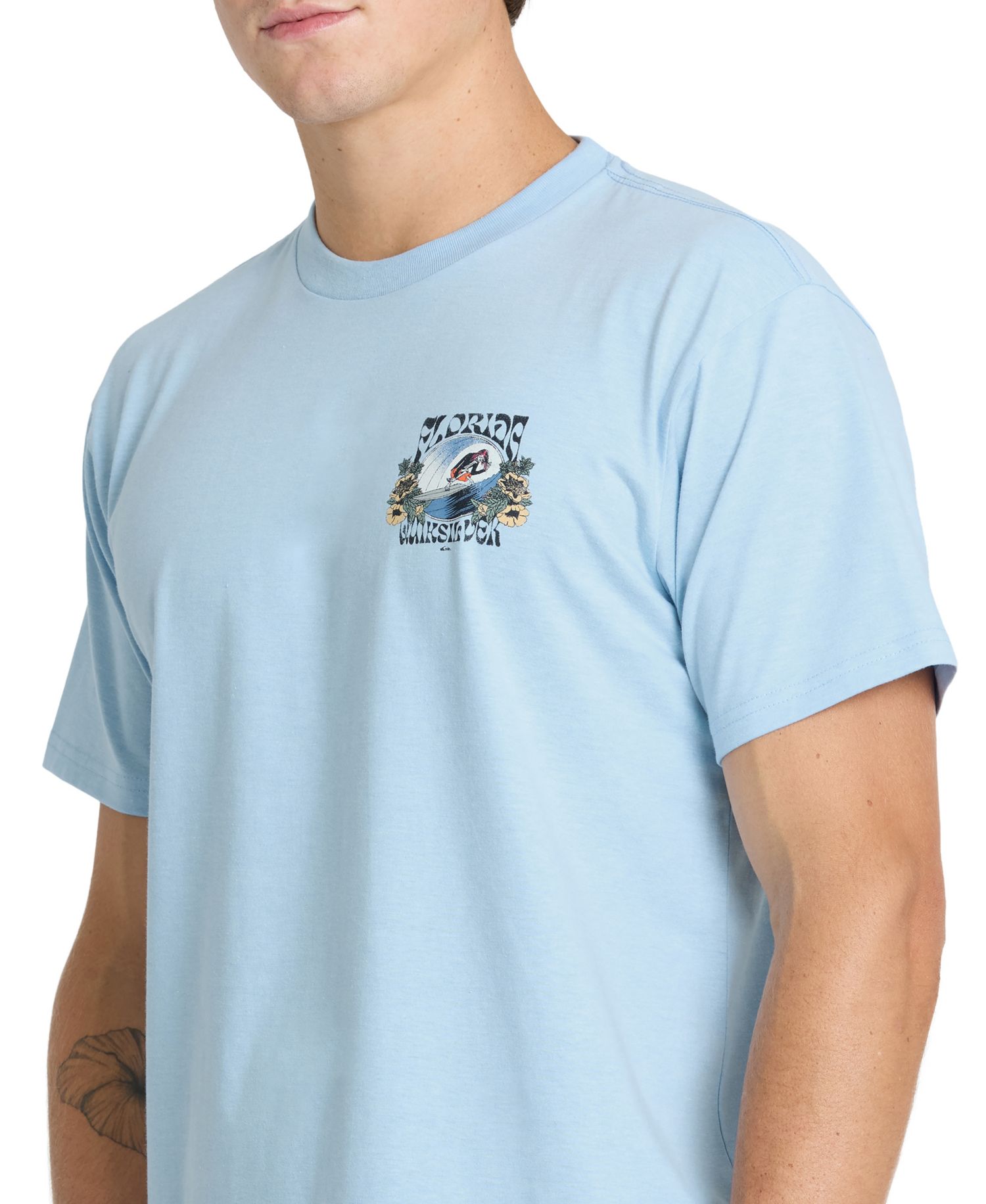 Men's Ringspun Cotton-Blend Crewneck T-Shirt