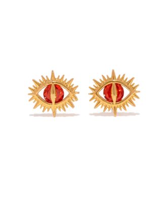 Crystal The Lord of the Rings Eye of Sauron Stud Earrings